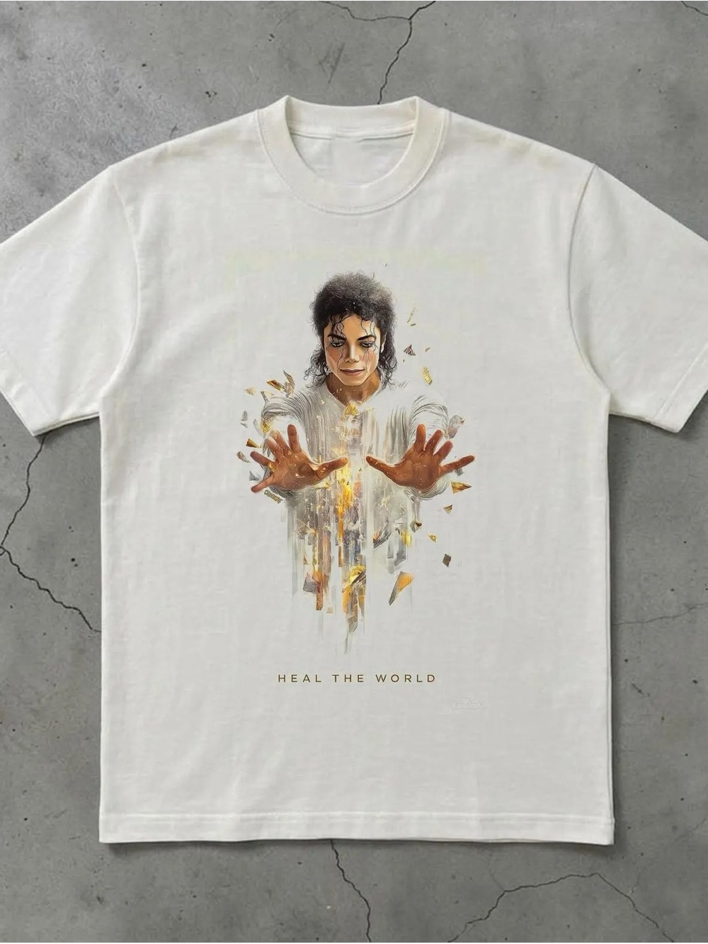 Michael Jackson Heal The World shirt, Inspirational Pop Legend Graphic Tee